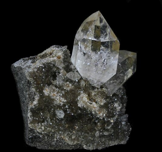 Herkimer Diamond In Matrix - New York #34032